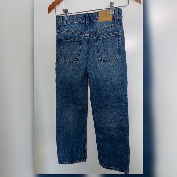 Zara Kids Blue Denim Jeans – Size 9 - Straight Leg - Picture 3 of 8